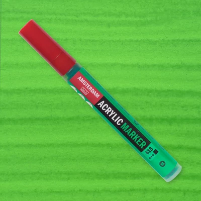 Talens Amsterdam akril filctoll, M - 618, permanent green light