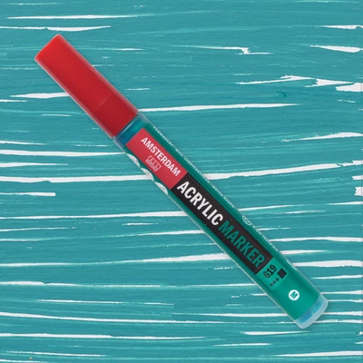 Talens Amsterdam akril filctoll, M - 619, permanent green deep