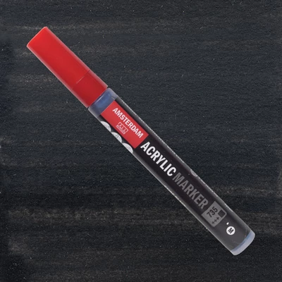 Talens Amsterdam akril filctoll, M - 735, oxyde black