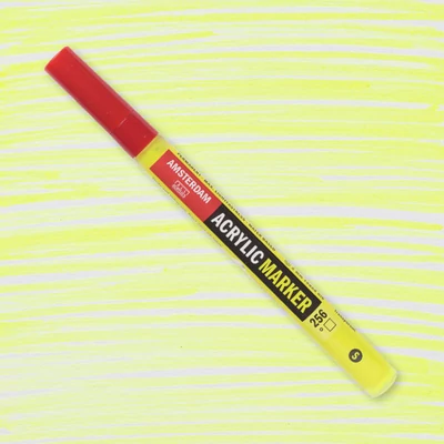Talens Amsterdam akril filctoll, S - 256, reflex yellow