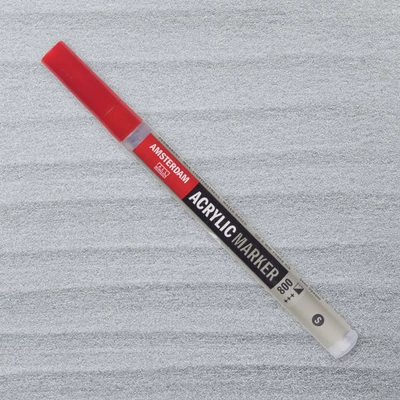 Talens Amsterdam akril filctoll, S - 800, silver
