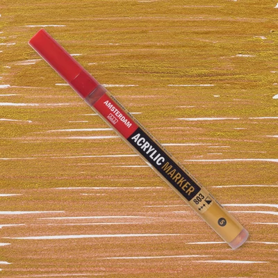 Talens Amsterdam akril filctoll, S - 803, deep gold