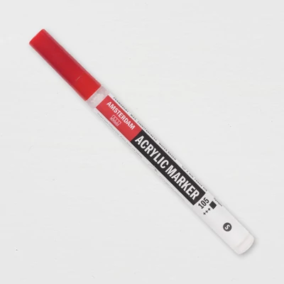 Talens Amsterdam akril filctoll, S - 105, titanium white