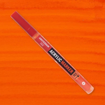 Talens Amsterdam akril filctoll, S - 311, vermilion