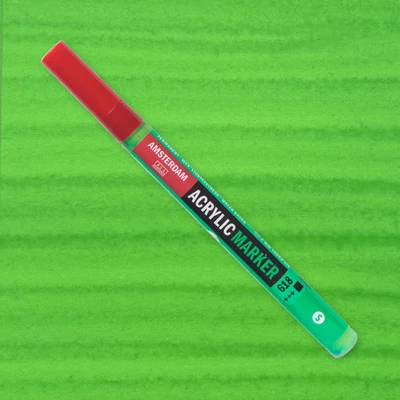 Talens Amsterdam akril filctoll, S - 618, permanent green light