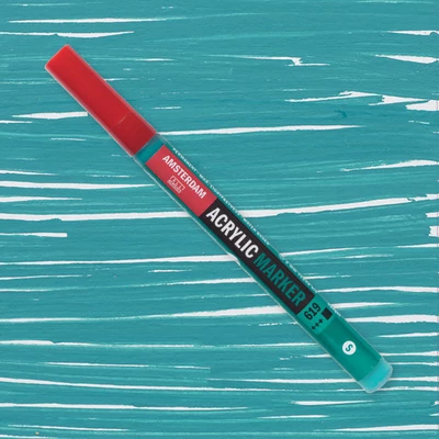 Talens Amsterdam akril filctoll, S - 619, permanent green deep