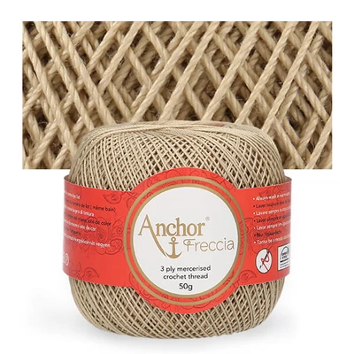 Horgolócérna, Freccia 12, 50g, 00831 homok
