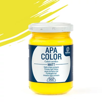 APA Color akrilfesték, 150 ml - 02, primary light yellow