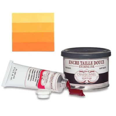 Charbonnel rézkarcfesték, 200 ml - apricot yellow