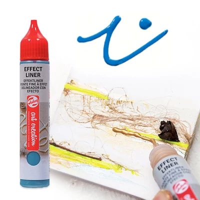 Art Creation Effect Liner, univerzális 3D festéktoll, 28 ml - 5004 Brilliant blue