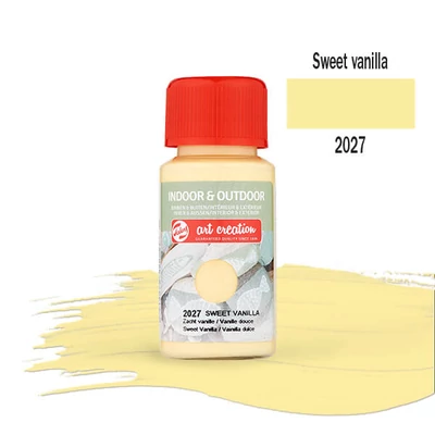 Art Creation Indoor&amp;Outdoor akrilfesték, 50 ml - 2027 Sweet vanilla