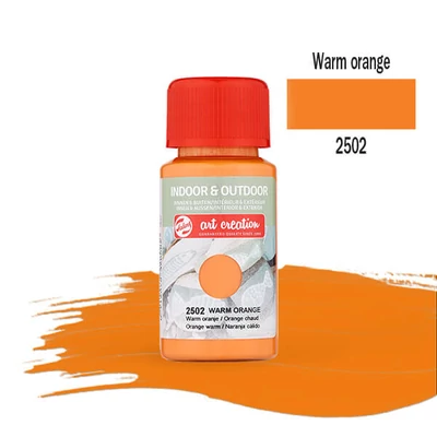 Art Creation Indoor&amp;Outdoor akrilfesték, 50 ml - 2502 Warm orange
