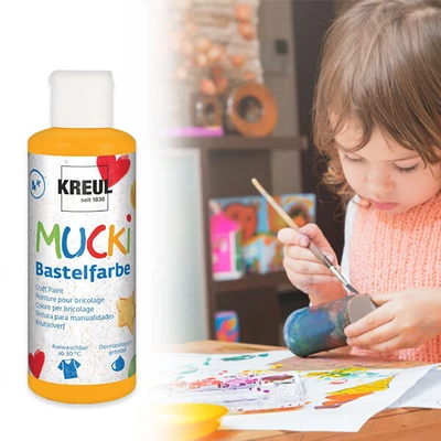 Barkácsfesték, Mucki, 80 ml - narancs