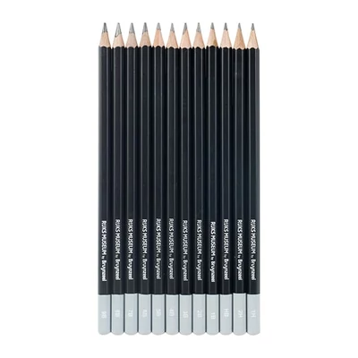 Bruynzeel Rijks Museum grafitceruza készlet - 12 db, Rembrandt: Önarckép