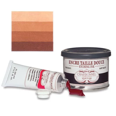 Charbonnel rézkarcfesték, 200 ml - burnt sienna