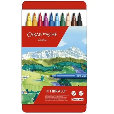 Caran d'Ache Fibralo filctoll készlet - 10 db