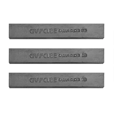 Caran d&#039;Ache Grafcube grafitrúd, 15 mm - 3 keménységben
