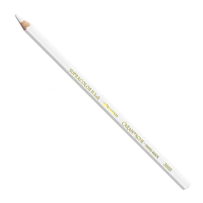 Caran d'Ache Supracolor Soft akvarellceruza - 001, white