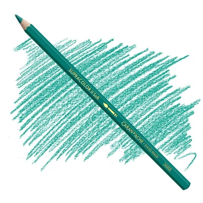 Caran d'Ache Supracolor Soft akvarellceruza - 190, greenish blue