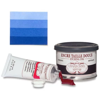Charbonnel rézkarcfesték, 200 ml - cobalt blue (imitation)