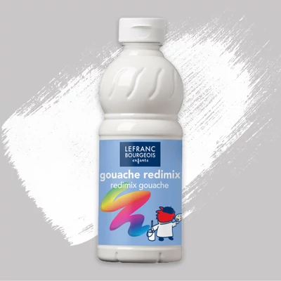 Redimix tempera, 500 ml - fehér