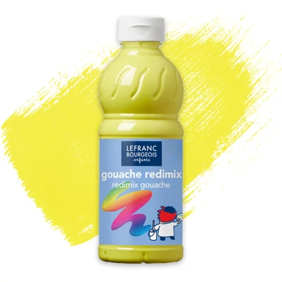 Redimix tempera, 500 ml - citromsárga