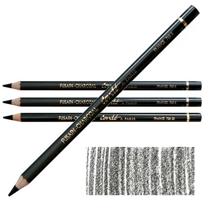 Conté Charcoal szénceruza - 3 kemenysegben