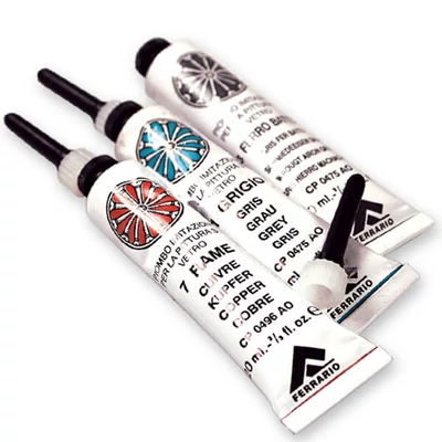 Ferrario kontúrfesték, nem kiégethető, metál, 20 ml - különféle színekben