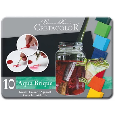 Cretacolor Aqua Brique akvarellkréta készlet, 10 db