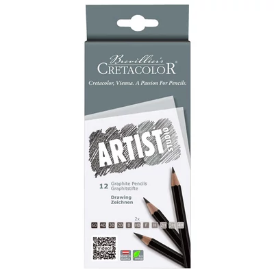 Cretacolor Artist Studio grafitceruza készlet, 12 db-os