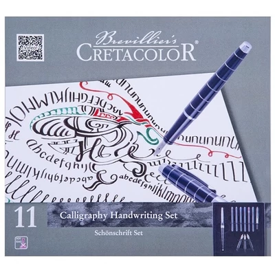 Cretacolor kalligrafikus írókészlet, 11 db-os