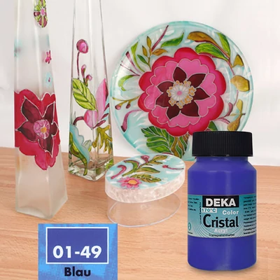 Deka Color Cristal üvegfesték 125 ml - 49 kék