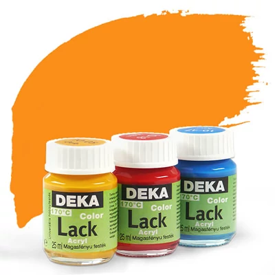 Deka Color Lack fényes akrilfesték 25 ml - 10 narancs