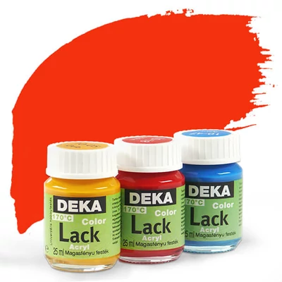 Deka Color Lack fényes akrilfesték 25 ml - 15 piros