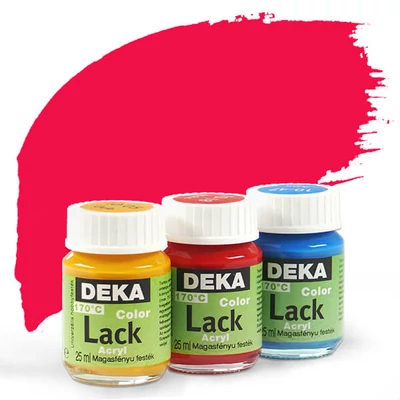 Deka Color Lack fényes akrilfesték 25 ml - 19 rubin