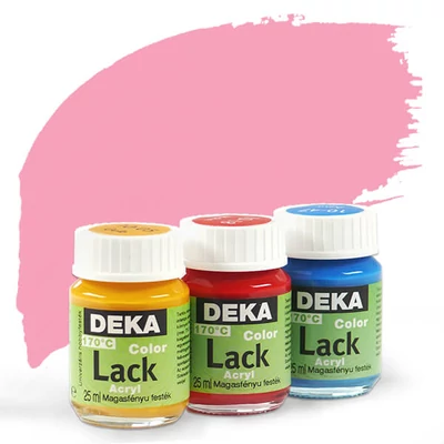 Deka Color Lack fényes akrilfesték 25 ml - 28 rózsaszín