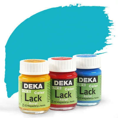 Deka Color Lack fényes akrilfesték 25 ml - 58 türkiz