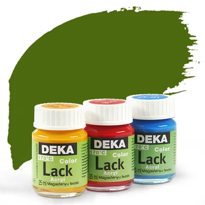 Deka Color Lack fényes akrilfesték 25 ml - 71 olívzöld