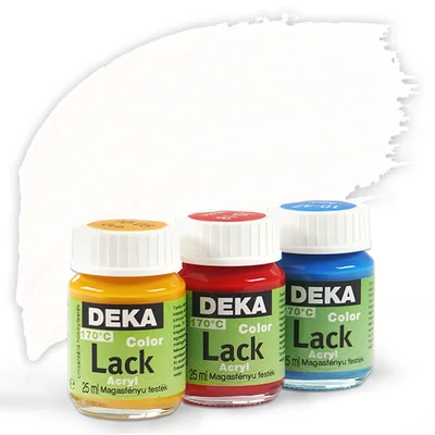 Deka Color Lack fényes akrilfesték 25 ml - 92 fehér