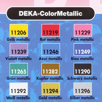 Deka Color Metallic metál akrilfesték 25 ml - különféle színben
