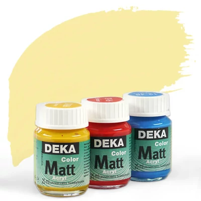 Deka Color Matt akrilfesték 25 ml - 12 vanília