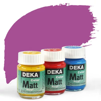 Deka Color Matt akrilfesték 25 ml - 33 lila