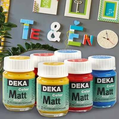 Deka Color Matt akrilfesték 25 ml - különféle színekben