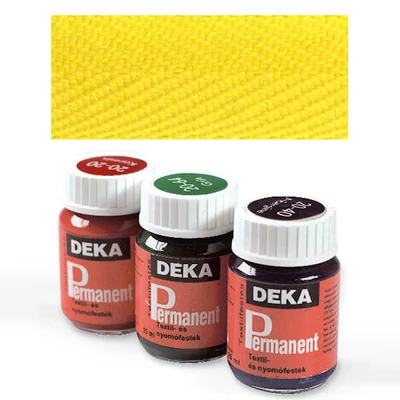Deka Permanent textilfesték világos anyagra - 04 citrom