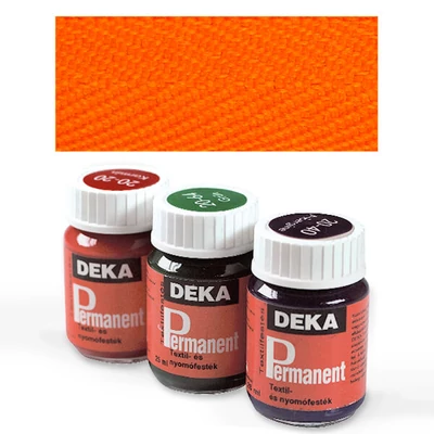 Deka Permanent textilfesték világos anyagra - 08 mandarin