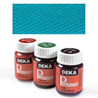 Deka Permanent textilfesték világos anyagra - 58 türkiz