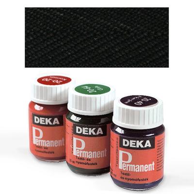 Deka Permanent textilfesték világos anyagra - 90 fekete