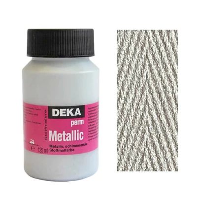 Deka Perm Metallic metál textilfesték 125 ml - 92 fehér
