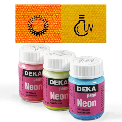 Deka Perm Neon textilfesték 25 ml - 10 narancssárga