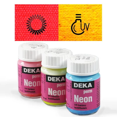 Deka Perm Neon textilfesték 25 ml - 15 piros